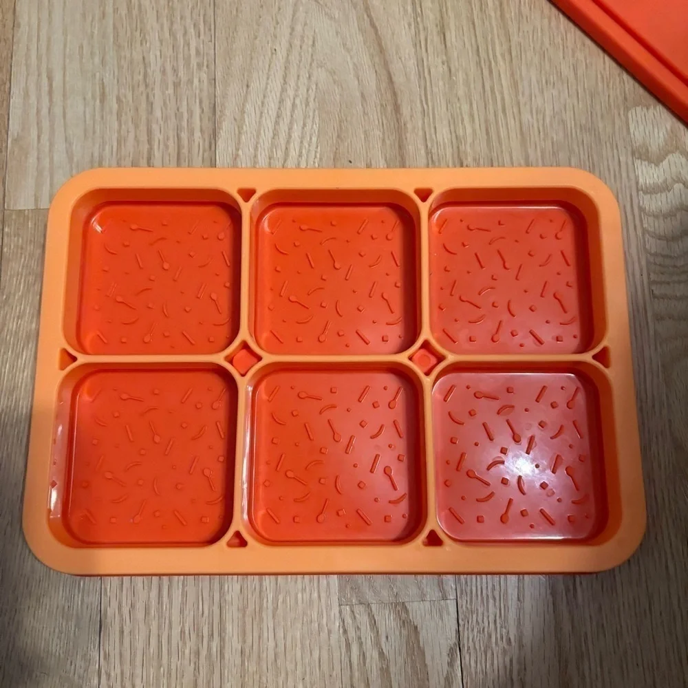 Pampered Chef 3 pc Silicone Ice Cream Sandwich maker molds DIY treats